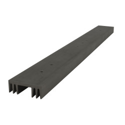 Zestaw montażowy LED Listwa LED zasilania ILS 6 Intelligent LED Solutions ILA-HSINK-STRIP-309X29X12MM-BLK