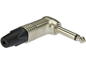 NEUTRIK Wtyk kątowy instrumentalny Jack 6,3mm Mono na kabel do 7,0mm niklowany NP2RX