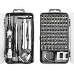 Zestaw precyzyjnych bitów i wkrętaków 115 szt. DIGITUS