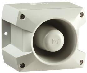 Sygnalizator akustyczny 230 V AC 105dB Montaż panelowy Pfannenberg 80-tonowy IP66