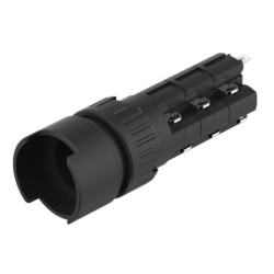 Element wykonawczy przycisku, Siłownik, do uzytku z: Urządzenia przełączające, Czarny, 18, Utrzymane