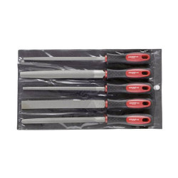 Gedore RED 3301597 File Set 3-edge &#x2B; 4-edged &#x2B; flat &#x2B; round &#x2B; half 5 pieces