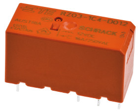 Przekaźnik monostabilny 12V dc SPDT TE Connectivity 400mW, montaż PCB 360 Ω Otwór przezierny