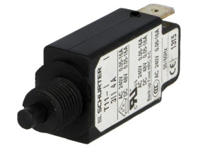 T11-311-4A Wyłącznik nadprądowy Iznam: 4A Uznam: 240VAC 48VDC SPST Bieguny: 1
