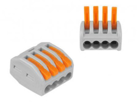 SZYBKOZŁĄCZKA ZŁĄCZKA Z DŹWIGNIAMI ZWALNIAJĄCYMI 4 PINY