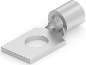 Uninsulated rectangular contact tab with hole, 1.04-2.62 mm², AWG 16 to 14, 3.68 mm, M3.5, 320815