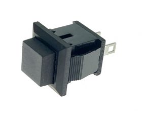 Przełącznik przyciskowy VS5414A off-(on) czarny