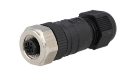 Wtyk M12 Pin 5 Żeńskie Kod A-Devicenet / Canopen Na Przewód Rkcn5/9