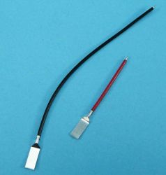 PRZEWODY DO AKU 18650 RED+BLACK KPL