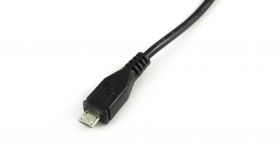 Wtyk microUSB B z przewodem 20cm - zasilanie, 2 pin