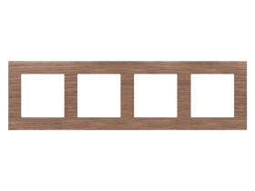 SIMON 55 Ramka 4 poczwórna Nature dąb TRN4/186 KONTAKT SIMON