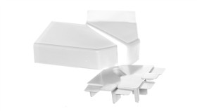 Naroże Płaskie 40X 16Mm 90 Biały 40X16 033328