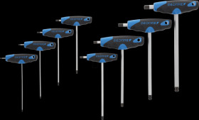 DT 2142-008 Hexagon allen key set 8 pcs