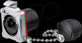 IC02-24R02 Feed-through coupling, RJ45, M24