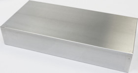 Aluminum enclosure, (L x W x H) 432 x 203 x 76 mm, natural, 1444-1783