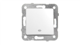 Panasonic Linnera S Łącznik Krzyżowy Biały Połysk 91440031