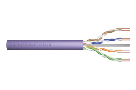 Kabel teleinformatyczny U/UTP kat.6 4x2xAWG23 LSOH drut fioletowy Dca DK-1614-VH-1 /100m/