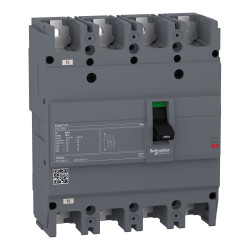 Wyłącznik kompaktowy MCCB, Typ D, 4-biegunowy, 250A, 550V, 250V, Stałe, Schneider Electric, EZC250H
