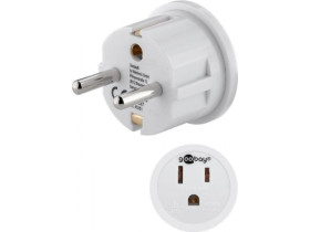 Adapter sieciowy USA / Japonia, biały