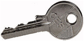 Key, KMS1, (L x W x H) 47 x 21 x 4 mm, for T0, 231972