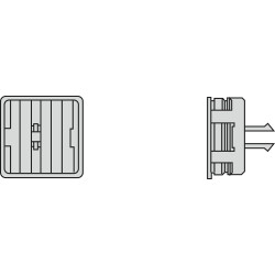 Zaślepka do koryt kablowych Schneider Electric