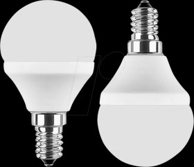 49886 LED SMD bulb G45, E14, 3 W, 250 lm, warm white, twin pack