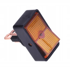 20A 12V ON-OFF Illuminated Rocker Switch ASW-11D, Yellow