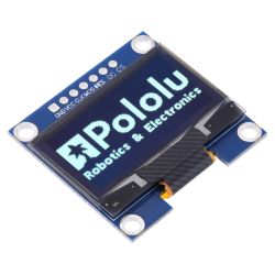 Graphical OLED Display: 128x64, 1.3&quot;, White, SPI