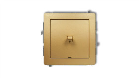 Deco Łącznik Jednobiegunowy W Stylu Amerykańskim Złoty 29Dwpus-1