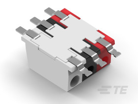 Listwa stykowa PCB 3-pinowe 3-2834 raster: 4 mm 1-rzędowe TE Connectivity Płyta320 V Bez osłony