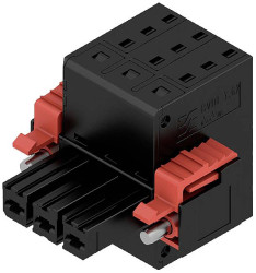 Weidmüller Obudowa złącza pin żeńskiego na kabel Ilość pinów 3 Wymiary siatki: 7.62 mm 2720490000 24 szt.