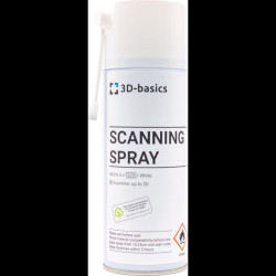 Samorozpuszczający się spray do skanowania 3D z drobną powłoką | 400ml
