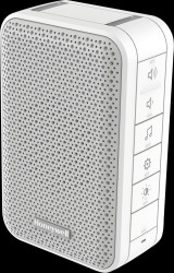 DW313S Door gong with LED flash, white