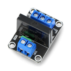 Moduł przekaźnika półprzewodnikowego SSR 2A 1 kanał - styki 240VAC / 2A cewka 5VDC