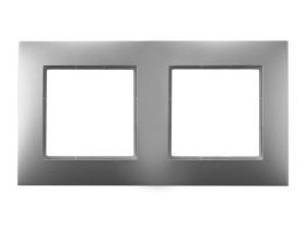 ARIA Ramka 2 podwójna srebrna R-2U/18 OSPEL