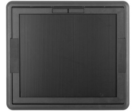 GW24602 Puszka podłogowa 20 modułów (4 mocowania po 5 modułów) pokrywa z otworem na wykładzinę GW24602