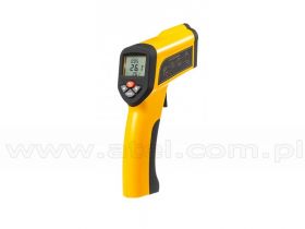 Pirometr wysokotemperaturowy -50 - 2200 st. C, wskaźnik laserowy, pamięć, sonda typu K