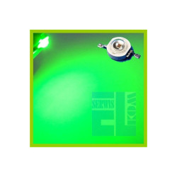 DIODA LED POWER 1W ZIELONA 70lm 140st ALS-P1000mW
