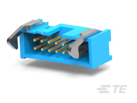 Listwa stykowa PCB 14-pinowe AMP-LATCH raster: 2.54 mm Kąt prosty 2-rzędowe TE Connectivity Płyta250 V W osłonie