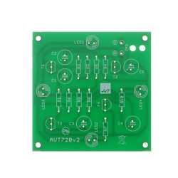 Błękitno-biały mrygacz, PCB do projektu AVT720