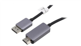 Db-340305-010-S Kabel Displayport 1.4,Hdmi 2.1 Displayport Wtyk Hdmi 1M