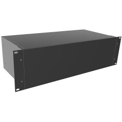 Hammond RM3U1908SBK Rack Mounted Enclosure 203x421x133mm Aluminium Black