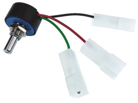 Potencjometr 1kΩ typ Obrotowy Vishay średnica wału 6,35 mm 1W długość wału 22.2mm średnica 22.23mm Montaż panelowy