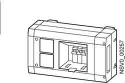 Akcesoria do koryt kablowych Listwa szynowa odgałęźnika BD01 265 x 160 x 137mm Siemens
