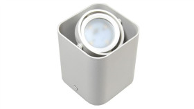 Oprawa Sufitowa Sirok White Ruchoma Prostokąt Alum