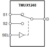 3-Ω low RON, 5-V, 2:1 (SPDT) general purpose switch with 3157 pinout
