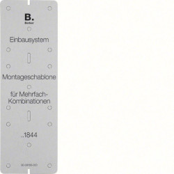 Integro Flow Szablon montażowy karton szary 91844