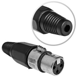 Gniazdo mikrofonowe XLR 3p