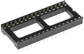 Podstawka DIL 2.54mm Pitch 15.24mm Row Spacing 32-pinowe, Przewlekany Formowany Pin, 1A ASSMANN WSW