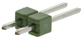 Złącze szpilkowe 2-pinowe AMPMODU MOD II raster: 2.54 mm Prosty 1-rzędowe TE Connectivity Otwór przelotowy750 V Bez